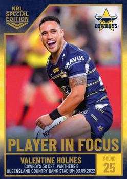 2022 NRL Player In Focus #IF25 Valentine Holmes Front